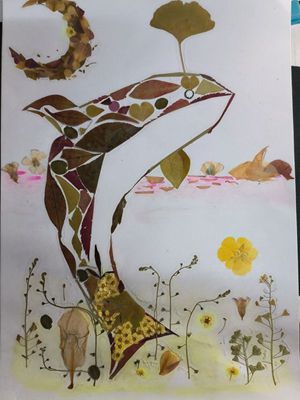 图三 孟婉悦同学的秋日落鲸画.JPG